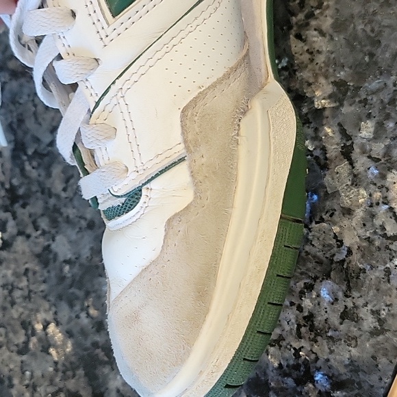 New Balance 550 Men's White and Green Retro-Inspired Sneakers Size 5.5 - Picture 11 of 15